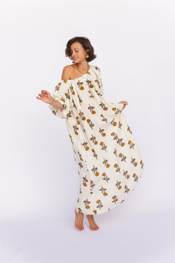 Dahlia Maxi Dress ~ Marigold