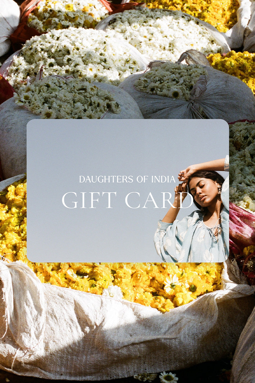 Daughters of India Digital Gift Card — perfect ethical fashion gift, buy for the boho lover, artisan hand block print dresses | Daughters of India